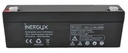 Batterie rechargeable VRLA INERGYX, 12V / 2,1 Ah - Bac FR UL94 V-0 - 178 x 35 x 61/67 mm - Bornes FASTON F1 - 4,75 x 0,8 mm