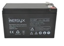 Batterie rechargeable VRLA INERGYX, 12V / 7 Ah - Bac FR UL94 V-0 - 151 x 65 x 94/100 mm - Bornes FASTON F1 - 4,75 x 0,8 mm