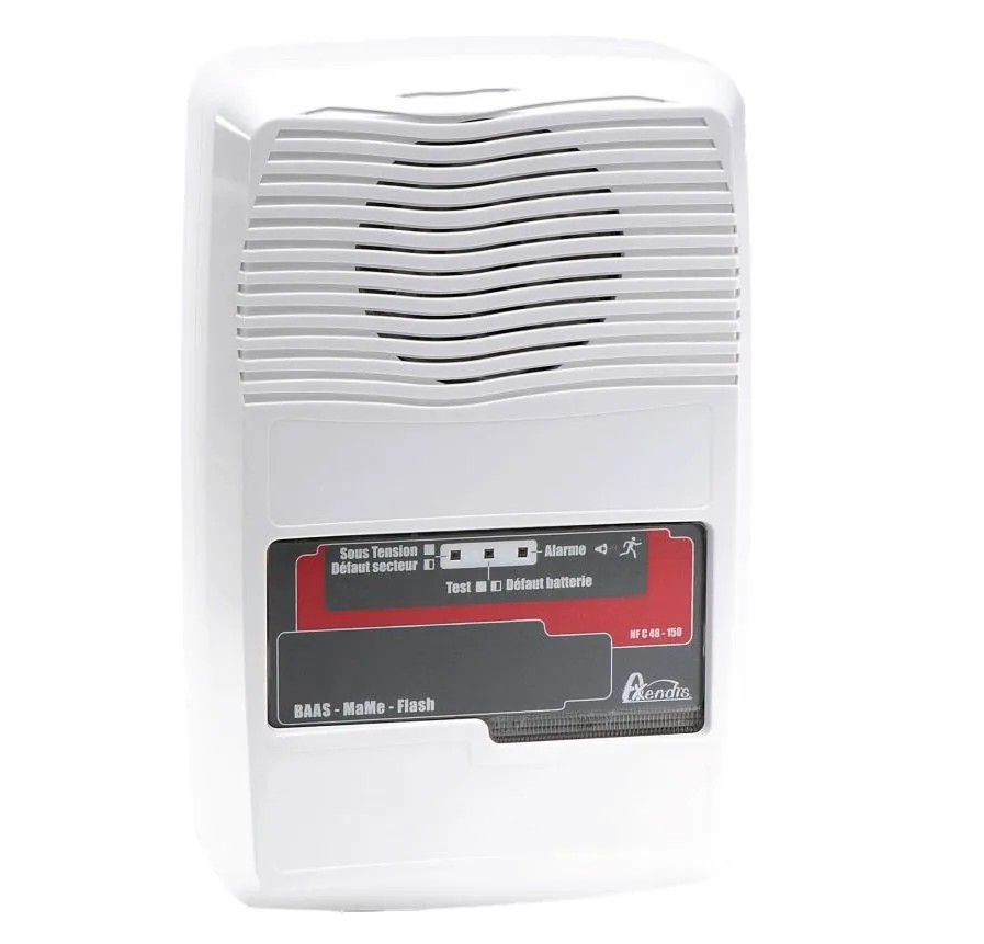 Bloc d'alarme autonome sonore MARCHE / ARRET avec MESSAGE ENREG