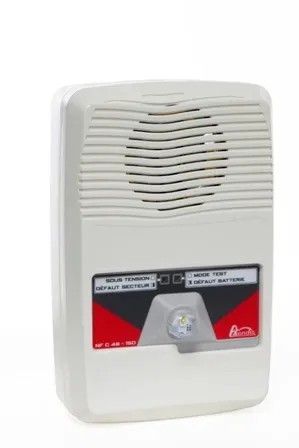 Bloc d'alarme autonome sonore et lumineux New SATELLITE BAASL SA