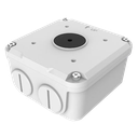 Boite de connexions - Pour caméras bullet - Convient pour une utilisation en extérieur - Installation dans un plafond ou un mur - Couleur blanche - Passage de cable