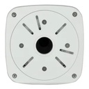 Boite de connexions - Pour caméras compactes ou dômes - Convient pour une utilisation en extérieur - Installation dans un plafond ou un mur - Couleur blanche - Passe câbles / Multiples orifices