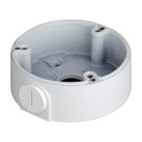 Boite de connexions - Pour caméras dôme - Convient pour une utilisation en extérieur - Installation dans un plafond ou un mur - Couleur blanche - Passage de câble