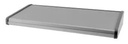 Boitier / Pupitre de table en aluminium anodisé 1,5 mm / Côtés ABS Gris - 315 x 192 x 57/30 mm