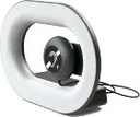 Boucle de guichet portable sur batterie avec alimentation 5V, support de fixation et autocollant de signalétique