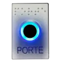 Bouton poussoir sans contact UB-one - Finition chrome mat