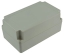 Boîtier en ABS SBWP (FR UL94 V-0), étanche IP 65, 180 x 105 x 60/65 mm, avec ses 4 clips de fixation pour carte électronique