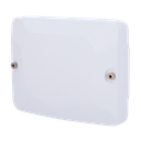 Boîtier blanc pour 2 modules Fibra Compatible avec les cartes : LineProtect, LineSplit et MultiRelay, Niveau à bulle préinstallé auto-protection fournie