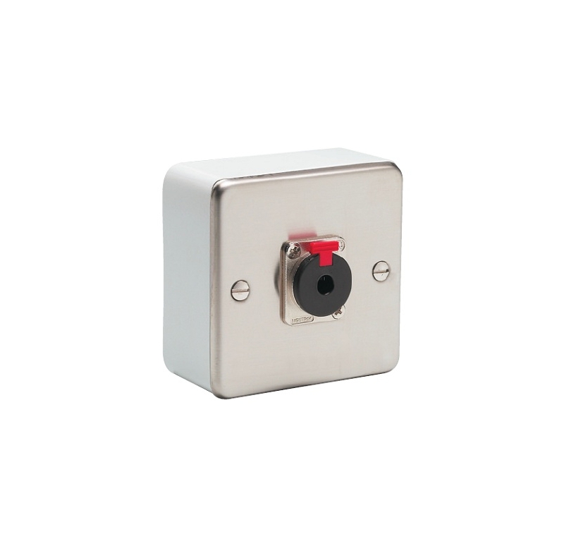 Boîtier de connexion mural JACK femelle mono 6,35 mm, verrouillable