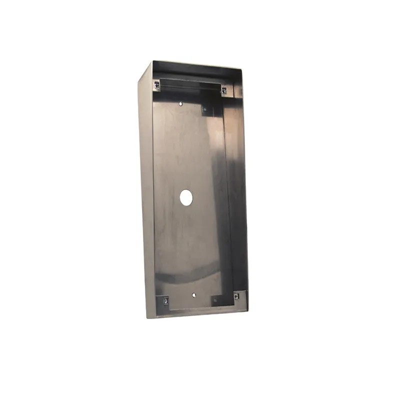 Boîtier saillie avec visière aluminium pour platine U HR 1003 