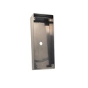 Boîtier saillie avec visière aluminium pour platine U HR 1003 