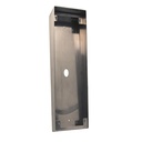 Boîtier saillie avec visière aluminium pour platine U HR 1009 et U HRCL1004