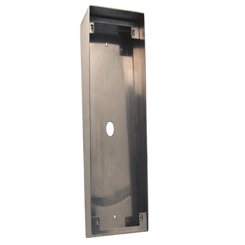 Boîtier saillie avec visière aluminium pour platine U HR 1010
