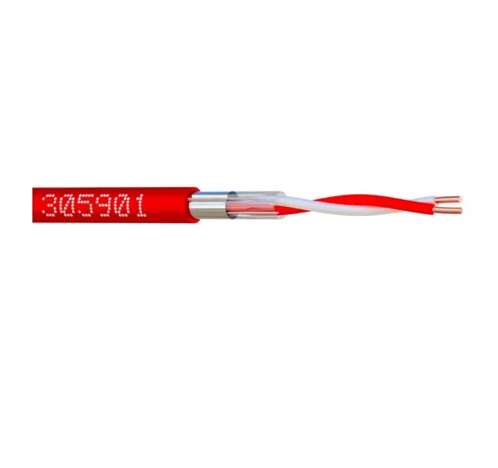 CABLE LY9ST/SYT+1PAWG20 rouge en boite de 100 m (C2 écranté)