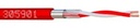 CABLE LY9ST/SYT+1PAWG20 rouge en touret de 500m (C2 écranté)