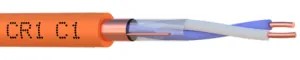 CABLE CR1C1 1 paire 9/10° (avec écran)  en couronne de 100m