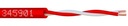 Cable SYS 1P AWG20 LSZH rouge en Bobine bois de 500 m (C2 sans écran)