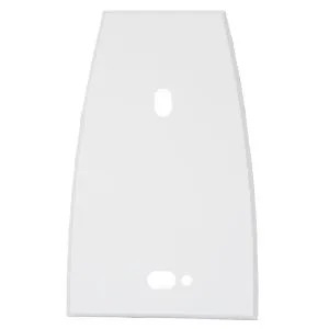 Cadre de montage sur boîtier encastrable DIN 503 pour lecteur RFID volo, jeu de vis inclus.blanc.