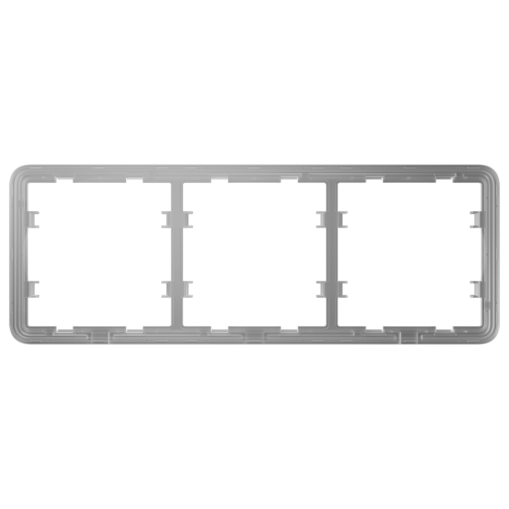 Cadre pour deux interrupteurs  AJA-SIDEBUTTON + un AJA-CENTERBUTTON