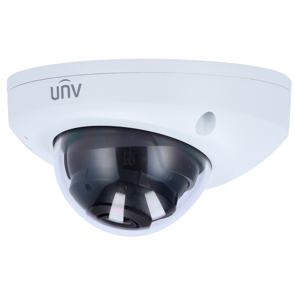 Caméra IP 4 Megapixel Gamme Prime 1/3" Progressive Scan CMOS Objectif 2.8 mm | IR LEDs Portée 30 m | Audio SIP, Smart Intrusion Prevention Comptage de personnes dans la zone