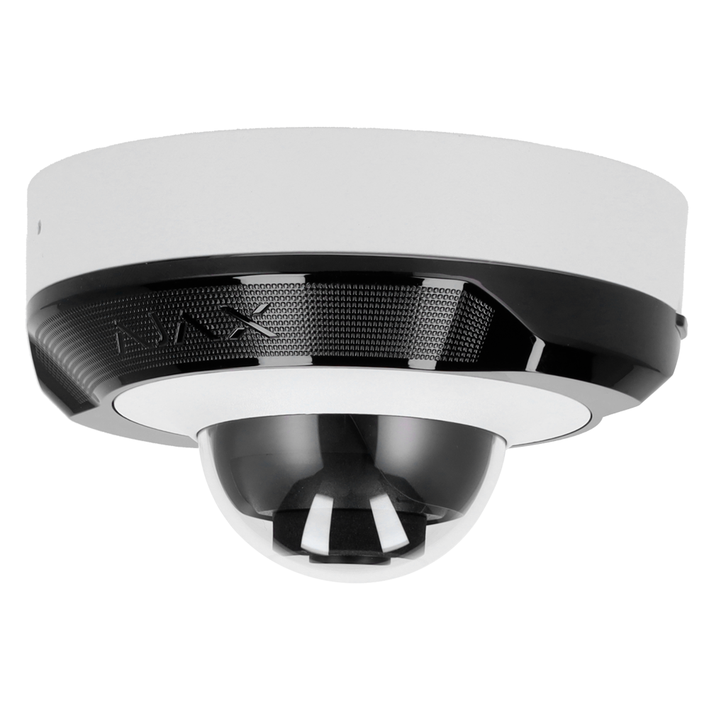 Caméra IP 5 MegapixelProgressive Scan CMOSObjectif 2.8 mm, emplacement MicroSD jusqu'à 256GBLED IR Portée 35m, PoE 802.3atCompatibilité avec les Hub et les NVR