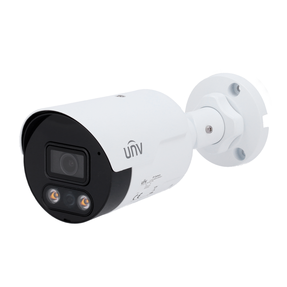 Caméra IP 8 Megapixel - Gamme Prime - Objectif 2.8 mm / WDR - Portée des LED IR 30 m | Dissuasion active - Algorithme IA | évite les fausses alarmes - Interface WEB, CMS, Smartphone et NVR