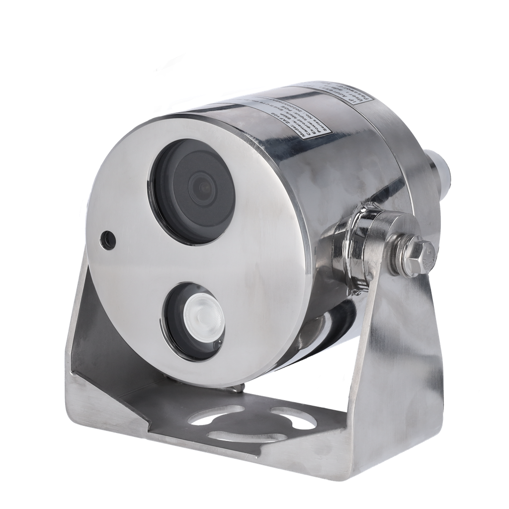 Caméra IP anti-explosion 8 Mpx - 1/2.7" Progressive Scan CMOS - Objectif motorisé 4.0 mm - IR LEDs Portée 30 m - Boitier en acier inoxydable 304 résistant à la corrosion - Imperméabilité IP68 