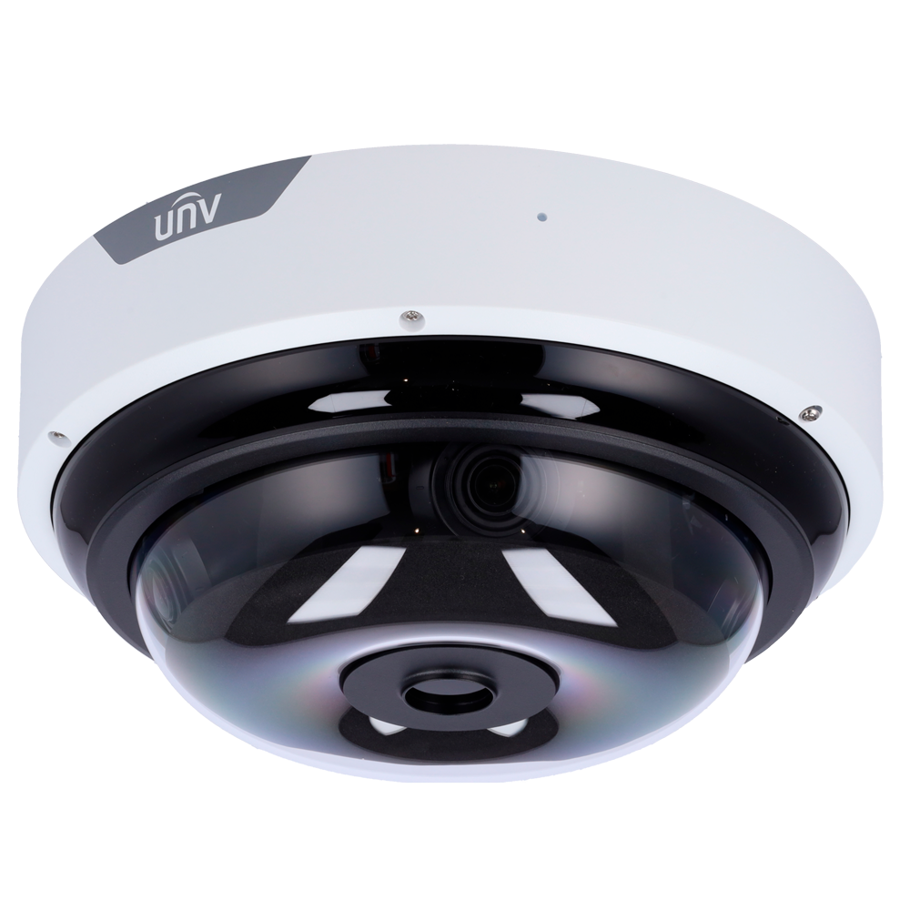 Caméra IP panoramique Multivue de 20 mégapixels 4X5 Mpx 2,7-13,5mm varifocal motorisé Gamme Pro  1/2,7" LightHunter SIP WDR 130dB IR 50m CMS, Smartphone et NVR