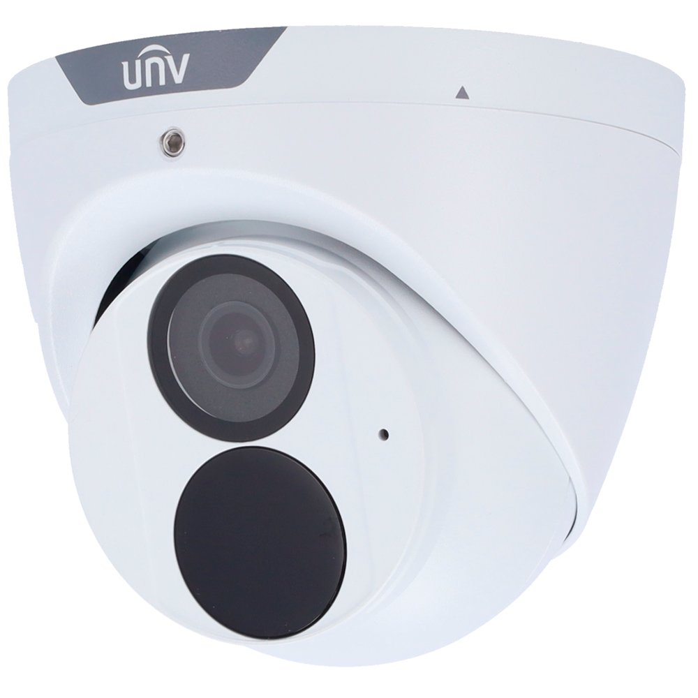 Caméra dôme IP-HD  Capteur 1/2,7" CMOS 8 MP  Résolution Max 4K 3840x2160px 15ips  Objectif fixe 2.8mm  Infrarouge Max 30 mètres  Ultra 265  WDR 120dB  3D DNR  IP67  VCA  Métal  Ultra POE  Microphone embarqué  Emplacement Micro SD Garantie 36 mois