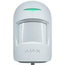 Capteur PIR blanc double technologie 1 PIR volumétrique, 1 Micro-ondes (bande K) Protocole Fibra Certificat de grade 2 Anti-animaux Rang de détection 12 m