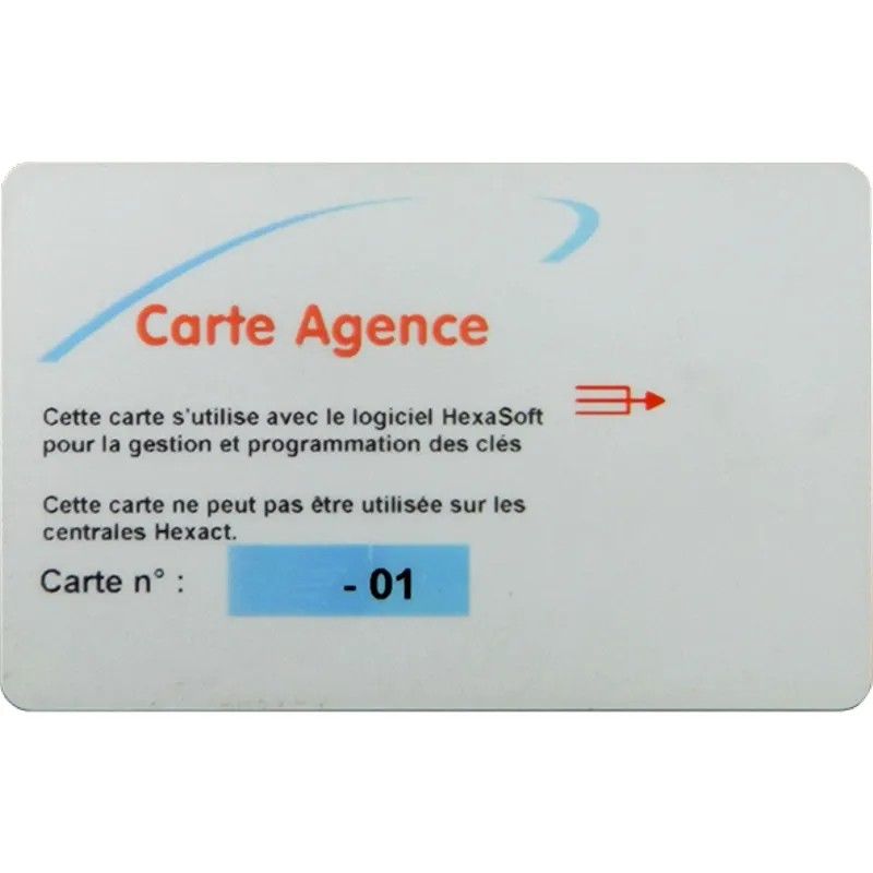 Carte agence sans logo T HEXA SOFT/HEXACT WEB