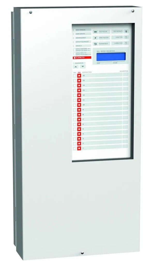 Centrale de désenfumage à LED et afficheur LCD