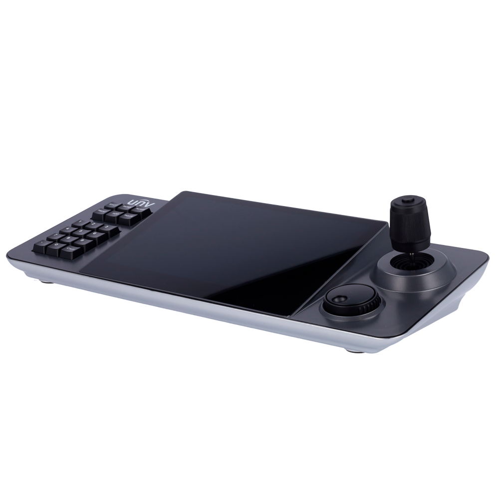 Clavier IP Uniview - Ecran tactile capacitif 10,1" (1280x800) - Interface IP/RS-232/RS-485 - Commande par Joystick 4D - Sortie HDMI - Affichage de 8 canaux simultanés