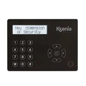 Clavier sans fil ergo wls, grand écran graphique LCD et touches mécaniques. Complet de batterie au lithium non rechargeable 3V-1900mAh (KSI7203019.000). Couleur noir. 