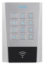 Clavier à codes / Lecteur RFID AXK3 autonome, en métal, IP66, EM MARIN 125 KHz, raccordement bornier à vis, 12 V à 24V AC/DC, 999 utilisateurs, 2 contacts inverseurs, voyants d'état, buzzer, sortie alarme POTL, PF, UF, AP