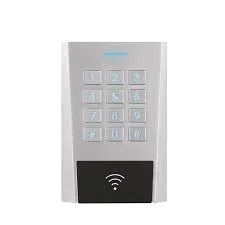 Clavier à codes / Lecteur RFID AXK3 autonome, en métal, IP66, MIFARE 13,56 MHz, raccordement bornier à vis, 12 V à 24V AC/DC, 999 utilisateurs, 2 contacts inverseurs, voyants d'état, buzzer, sortie alarme POTL, PF, UF, AP