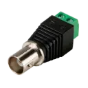 Connecteur - BNC femelle - Sortie +/ de 2 terminaux - 40 mm (Pr) - 14 mm (L) - 4 g