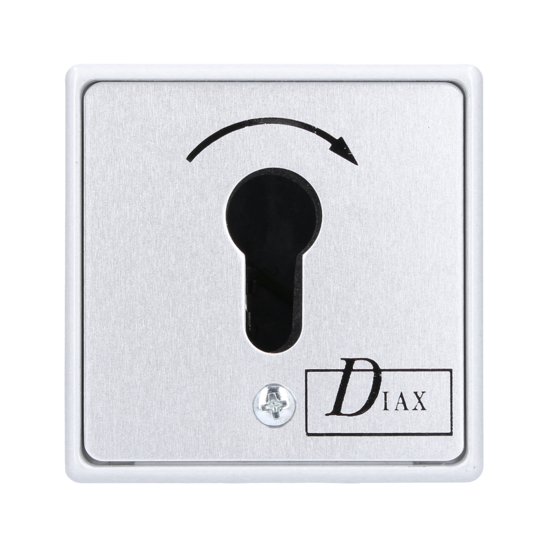 Contacteur à clé en saillie - 1 contact NO/NF - Cylindre en option (CYLPR)