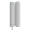 Contact magnétique blanc Capteur de vibration, inclinaison, Masquage magnétique porte/fenêtre Protocole Fibra Certificat de grade 3 Indicateur LED 1 entrée pour capteur filaire NC 