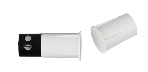 Contact magnétique cylindrique 9 mm autofixant NO 2 bornes à vis