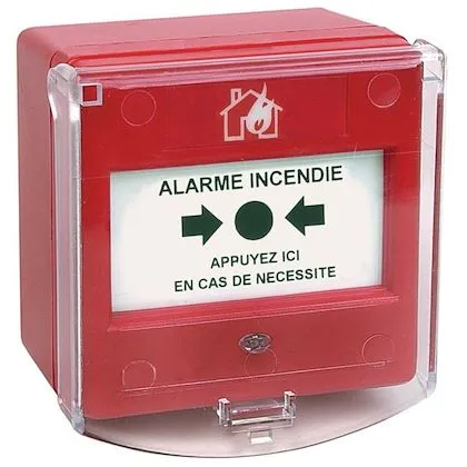 Declencheur Manuel Saillie Adressable 3000 - Membrane Deformable - avec voyant - IP 21