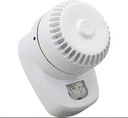 Diffuseur combiné sonore classe B et lumineux flash rouge pour montage au mur IQ8SL-RB couv. W-2,4- 7,5