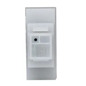 Domus module encastré format Keystone capteur de mouvement, température, humidité relative et d'intensité lumineuse. domus se connecte aux centrales lares 4.0 avec le bus série KS-BUS à 4 fils.