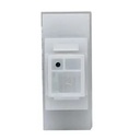 Domus module encastré format Keystone capteur de mouvement, température, humidité relative et d'intensité lumineuse. domus se connecte aux centrales lares 4.0 avec le bus série KS-BUS à 4 fils.