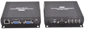 Déport VGA /USB2/IR sur cable UTP 150m émetteur + récepteur