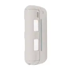 Détecteur IR ext,12m de chaque côté 2x12m radio immunité animaux, hauteur de pose de 0,8 à 1,2m