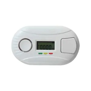 Détecteur de CO autonome ANKA Durée de vie de la batterie 10 ans Témoin lumineux d'alarme Alarme sonore 85 dB à 3m Bouton de test et écran LCD Certifié EN 50291:2010