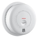 Détecteur de fumée autonome Durée de vie de la batterie 10 ans Certifié EN 14604:2005 Témoin lumineux d'alarme Alarme sonore 85 dB à 3m Bouton de test  