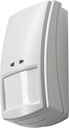 Détecteur dual technologie avec lentille fresnel et hyperfréquence 10,5 Ghz- miroir anti-rampement -portée 16 m - 81° - 18 zones sur 4 plans - détection and/or - rotule optionnelle KB - certification  IMQ II° avec la rotule optionnelle KBT