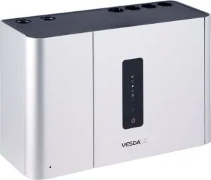 Détecteur par aspiration Vesda-E affichage LED - coffret Aluminium 4 tubes de prélèvement VEU-A00